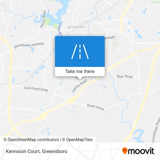Mapa de Kennison Court