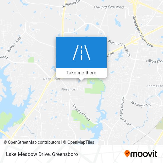 Mapa de Lake Meadow Drive