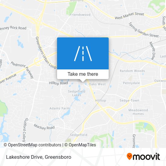 Lakeshore Drive map
