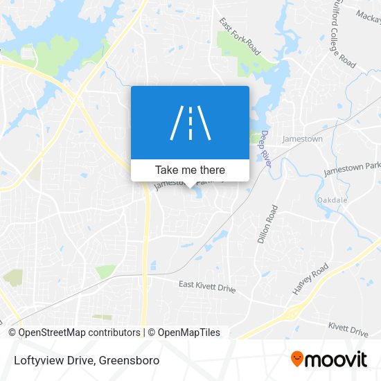 Loftyview Drive map