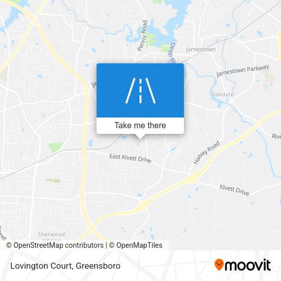 Mapa de Lovington Court