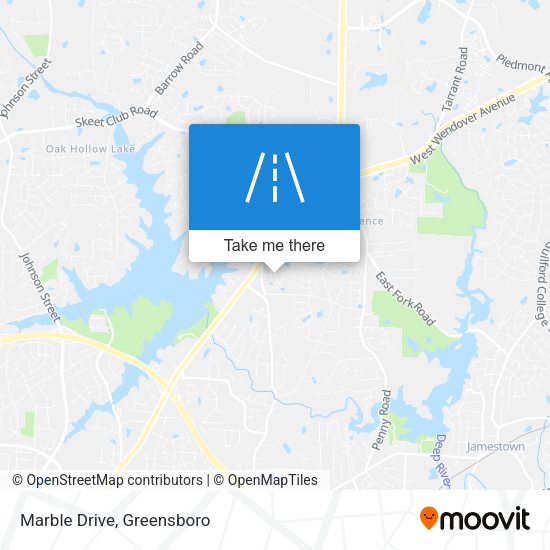 Mapa de Marble Drive