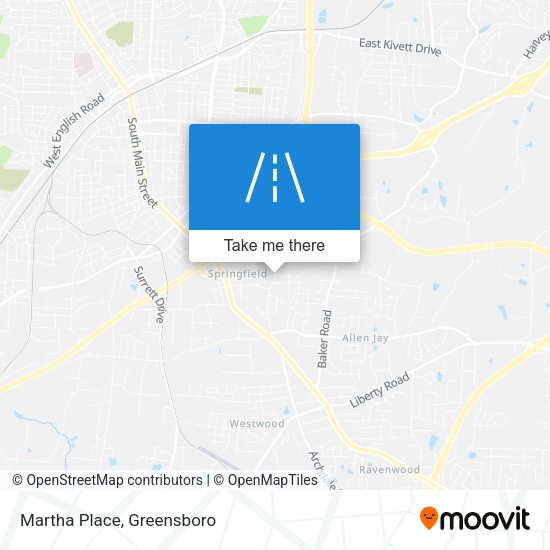 Mapa de Martha Place