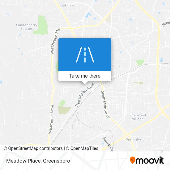 Mapa de Meadow Place
