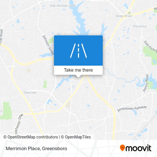 Merrimon Place map