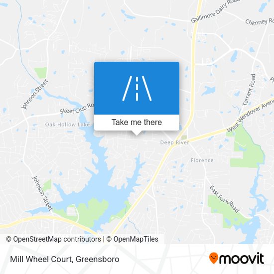 Mill Wheel Court map