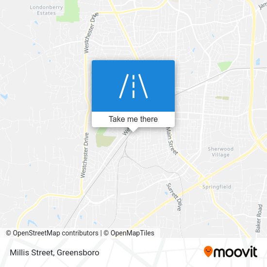 Mapa de Millis Street