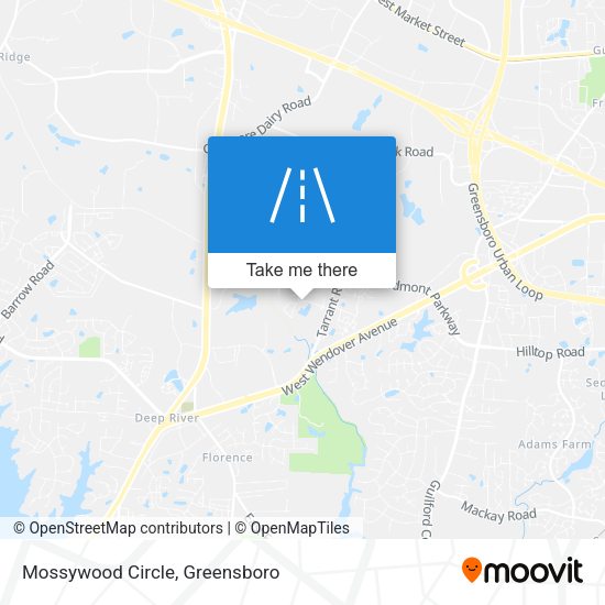 Mapa de Mossywood Circle