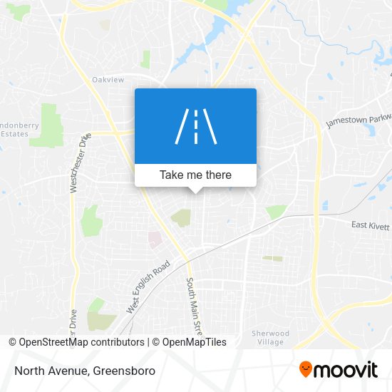 Mapa de North Avenue