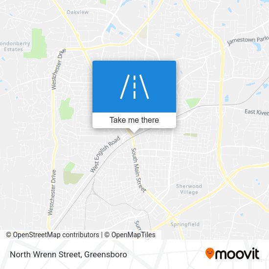 North Wrenn Street map