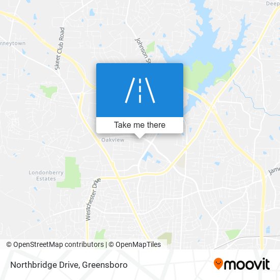 Mapa de Northbridge Drive