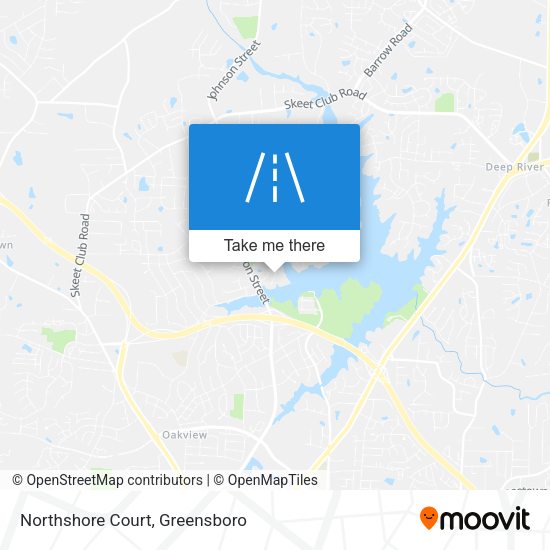Northshore Court map