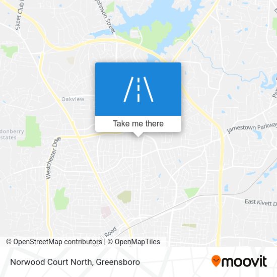 Norwood Court North map