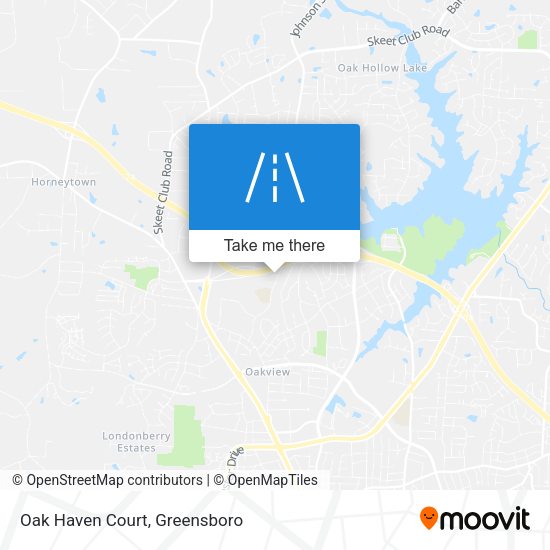 Mapa de Oak Haven Court