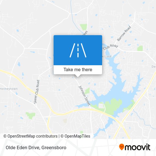 Olde Eden Drive map