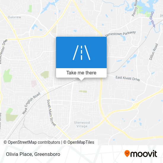 Mapa de Olivia Place