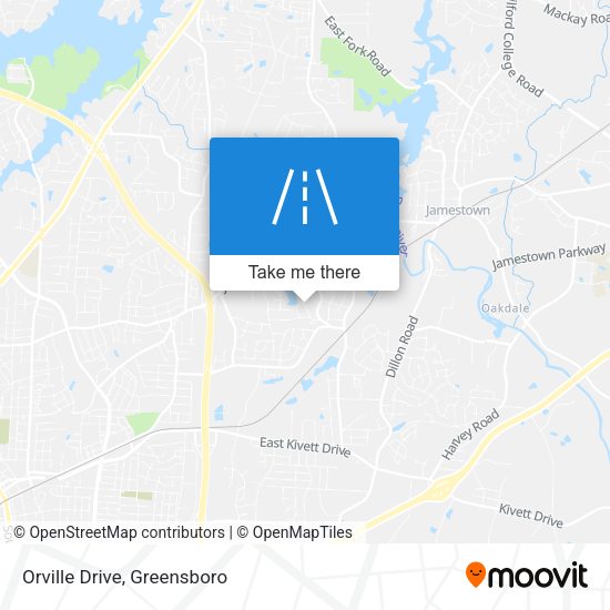 Mapa de Orville Drive