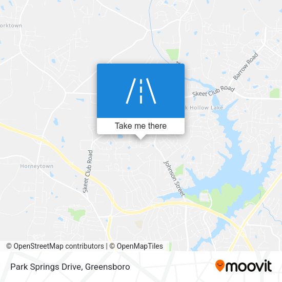 Park Springs Drive map