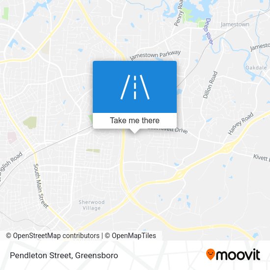 Pendleton Street map