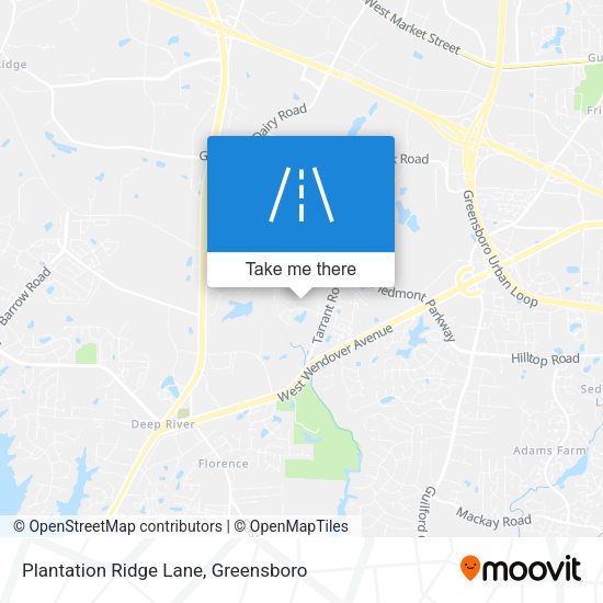 Mapa de Plantation Ridge Lane