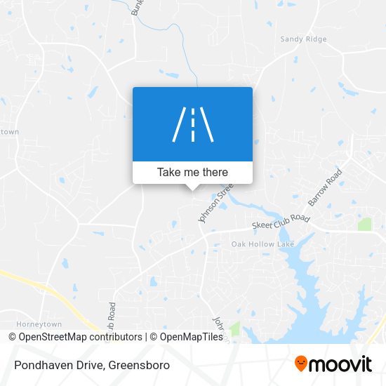 Mapa de Pondhaven Drive