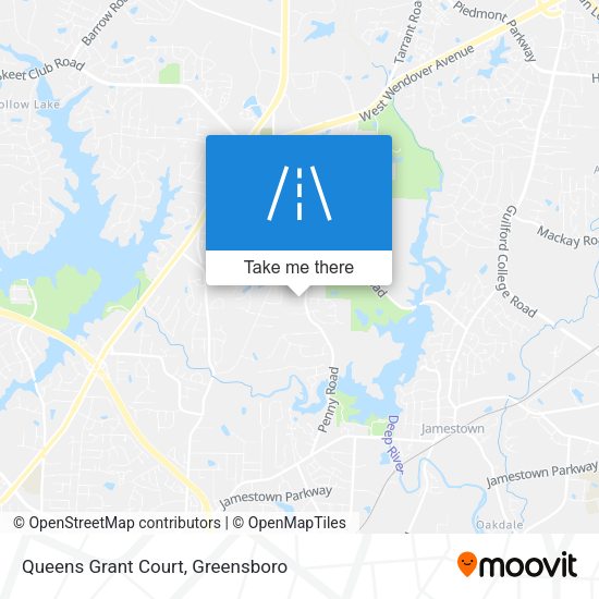 Queens Grant Court map