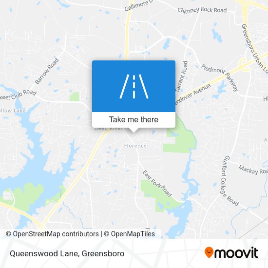 Queenswood Lane map