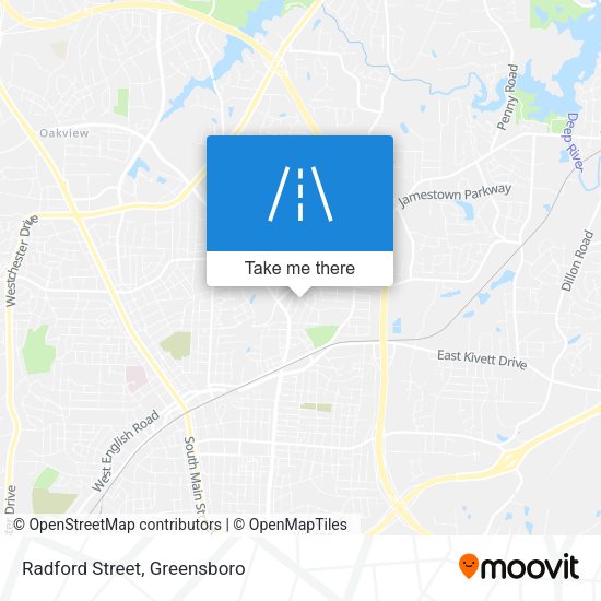 Radford Street map