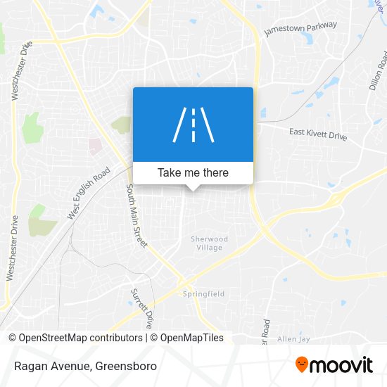 Mapa de Ragan Avenue
