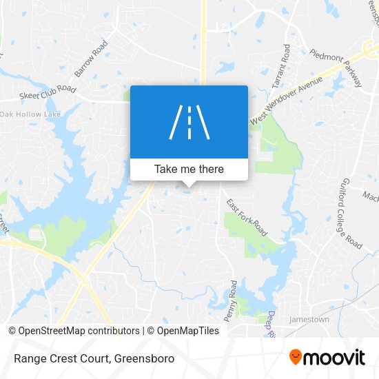 Mapa de Range Crest Court
