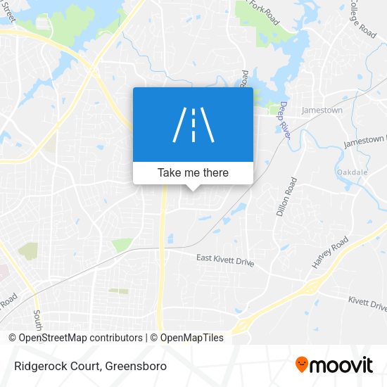 Ridgerock Court map