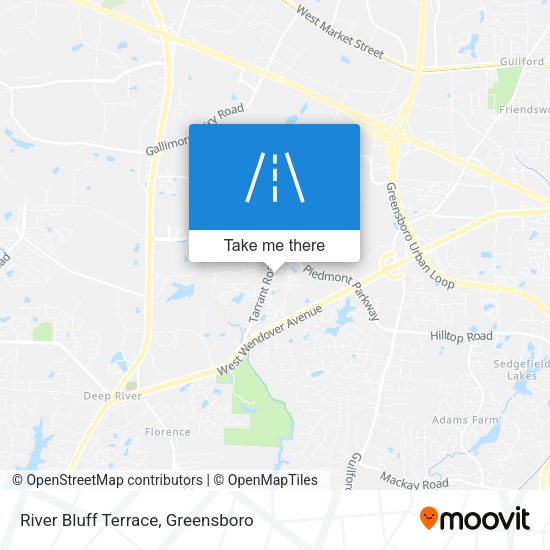 River Bluff Terrace map