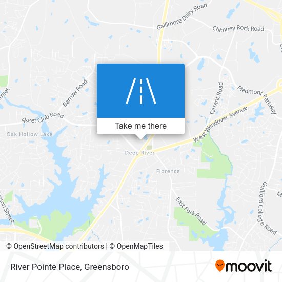 River Pointe Place map