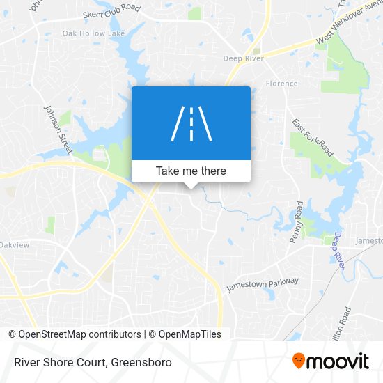 River Shore Court map