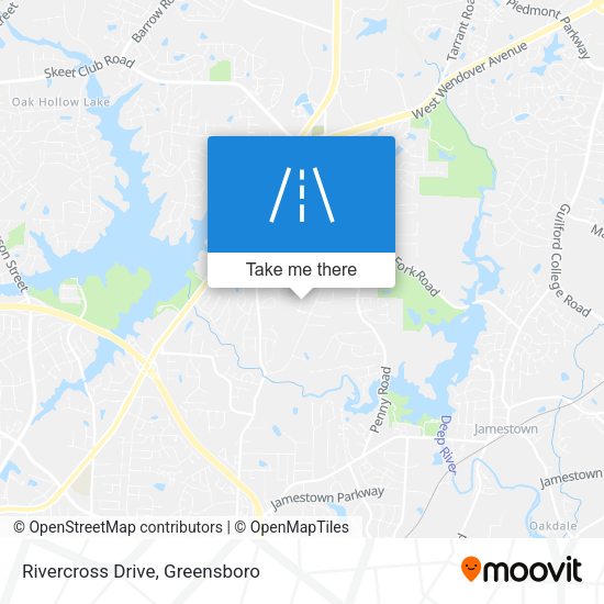 Mapa de Rivercross Drive