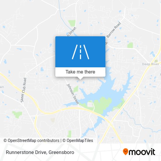 Runnerstone Drive map