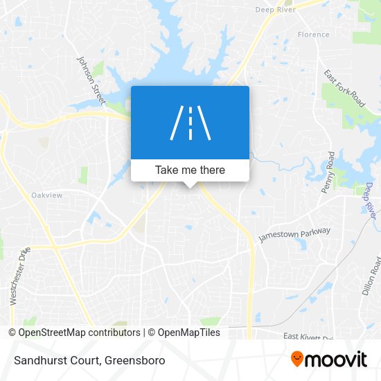 Mapa de Sandhurst Court