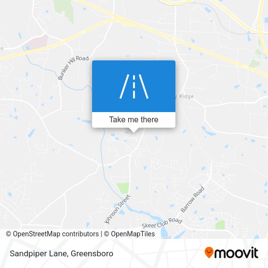 Sandpiper Lane map