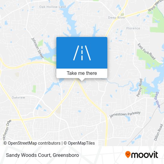 Mapa de Sandy Woods Court