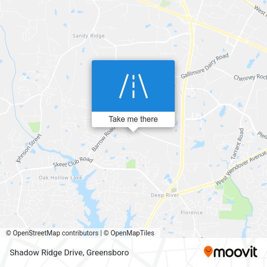 Shadow Ridge Drive map