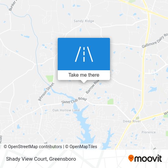 Shady View Court map