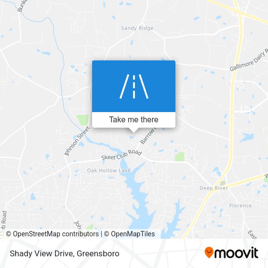 Shady View Drive map