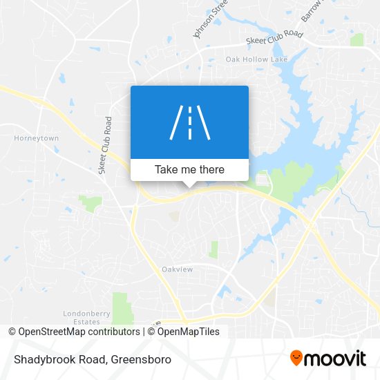 Mapa de Shadybrook Road