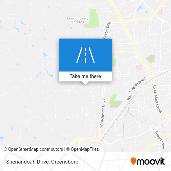 Mapa de Shenandoah Drive