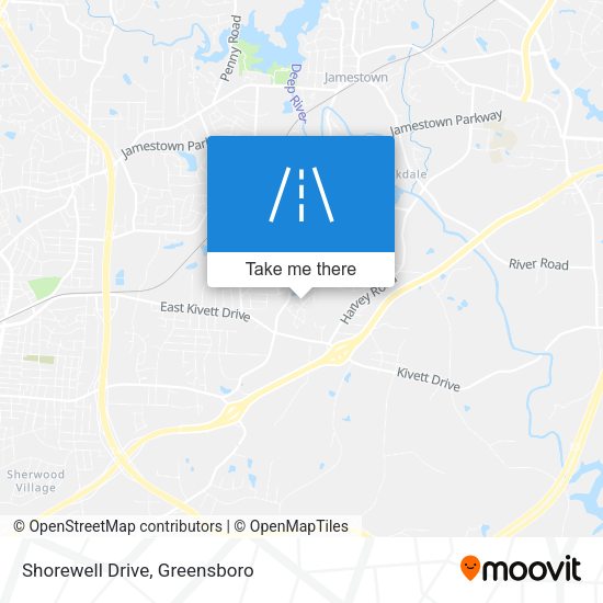 Shorewell Drive map