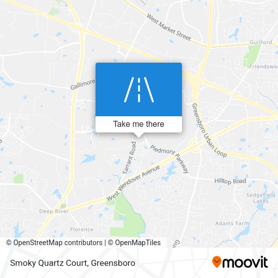 Smoky Quartz Court map