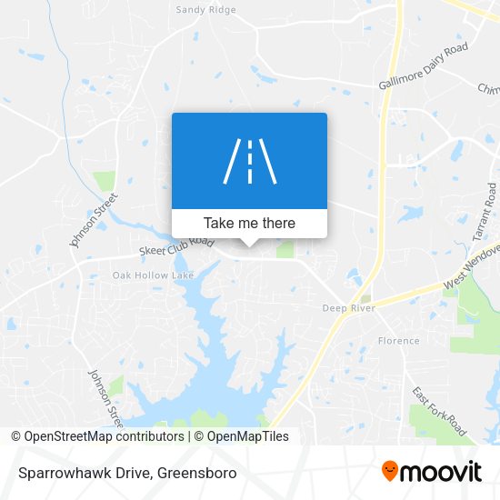 Sparrowhawk Drive map