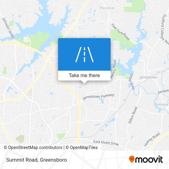 Mapa de Summit Road