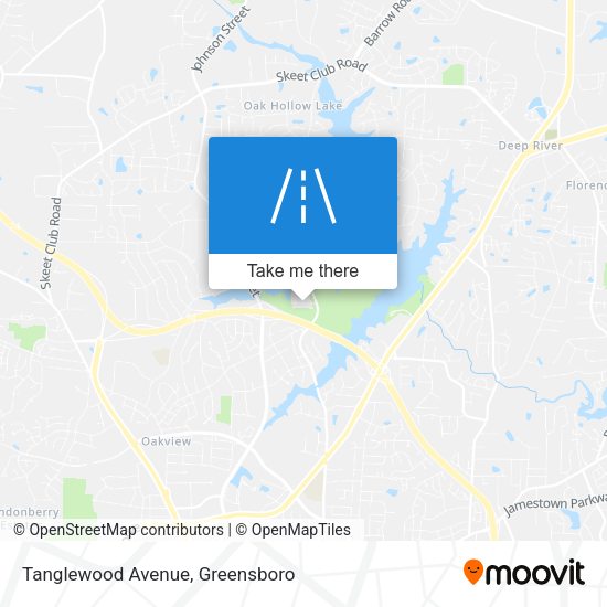 Mapa de Tanglewood Avenue