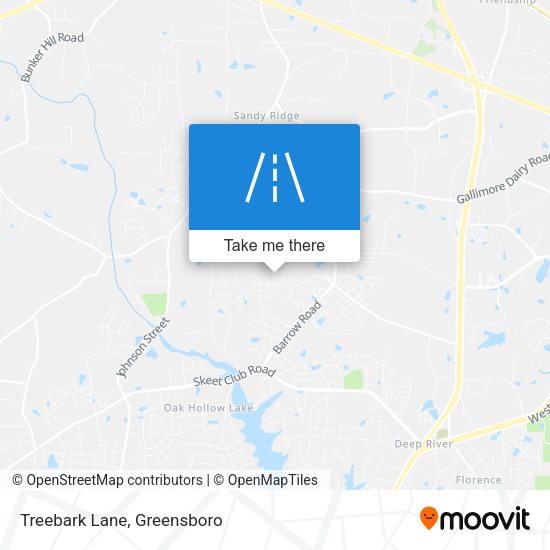 Mapa de Treebark Lane